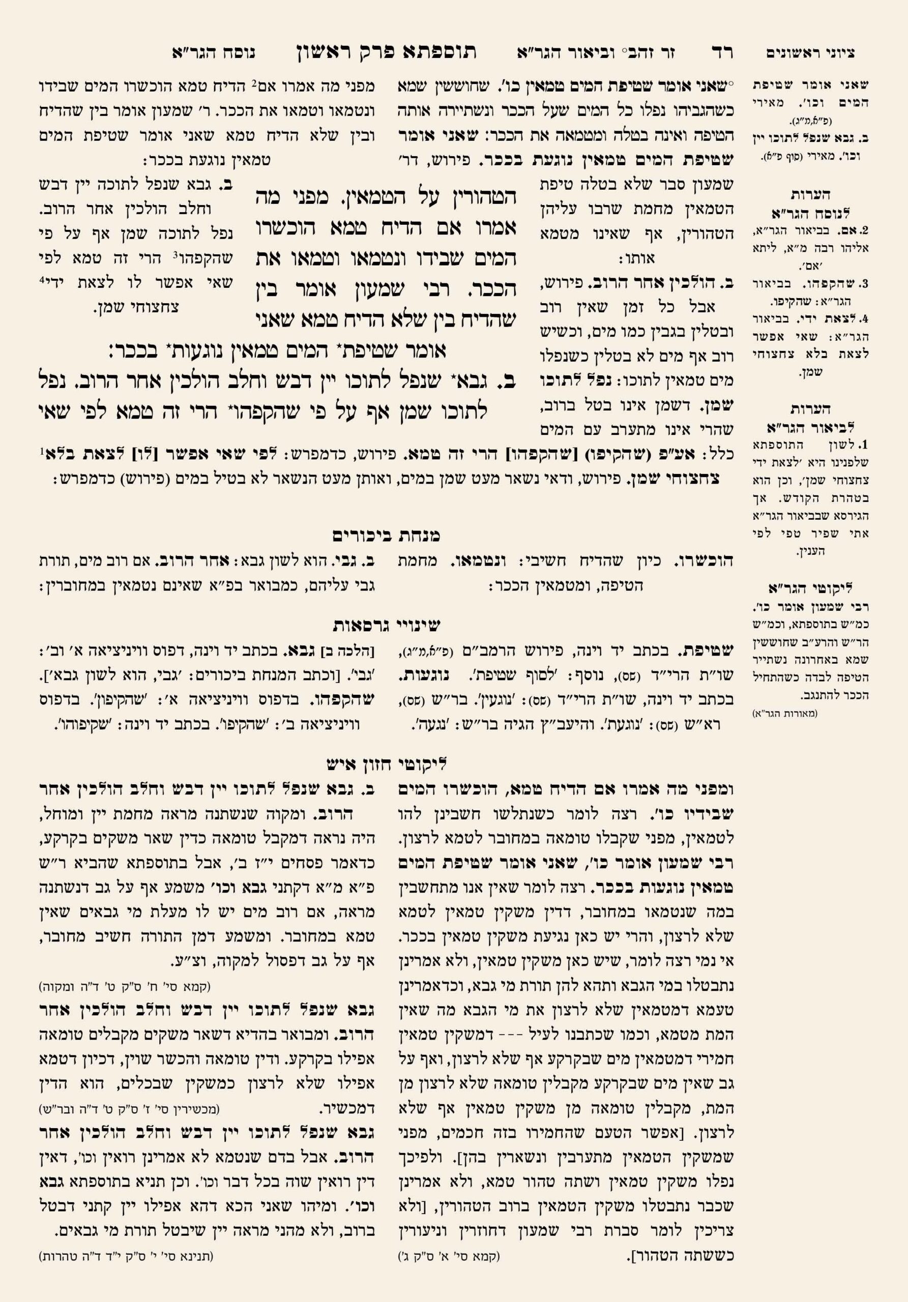 תוספתא 12 טקסטים